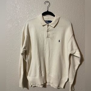 Vintage Polo by Ralph Lauren 3/4 Button Polo Long Sleeve Shirt